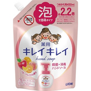 Lion Foaming Hand Soap Refill 450ml (Fruit)